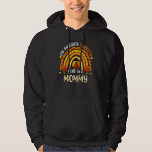 Veste À Capuche Mes Dindons Favoris M'Appelent Maman Thanksgiving