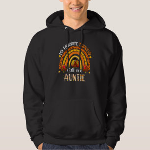 Veste À Capuche Mes Dindons Favoris M'Appelent Tante Thanksgiving