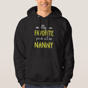 Veste À Capuche Mes Gens Préférés M'Appelent Nounou
