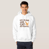Veste À Capuche Mes Puns Sont Catastrophiques (Devant entier)