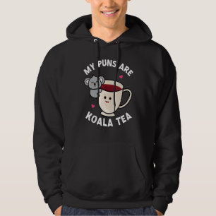 Veste À Capuche Mes Puns Sont Koala Tea Pun Koala Oear Animal 4
