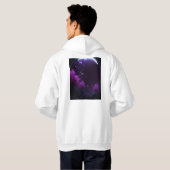 Veste À Capuche Mesmerizing Jellyfish–Mysterious Underwater Hoodie (Dos entier)