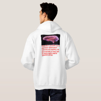 Veste À Capuche Message de préservation du cerveau #3