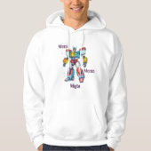 Veste À Capuche Métal Rencontre Puissance (Devant)