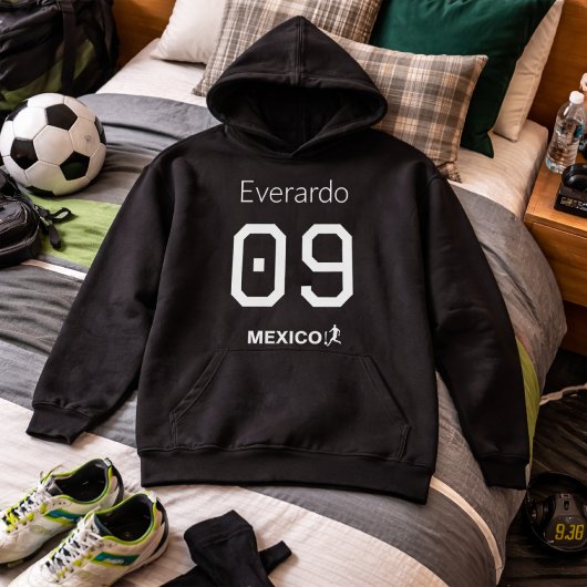 Veste À Capuche Mexico Away Jersey Style Custom Back Print