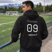 Veste À Capuche Mexico Away Jersey Style Custom Back Print