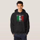 Veste À Capuche Mexique Drapeau Fière Mexique (Devant entier)