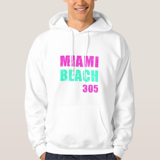 Veste À Capuche Miami Beach 305 (Devant)