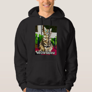 Veste À Capuche Miaou Miaou Chat Mignon Chaton Dans Le Style Chat