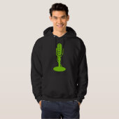 Veste À Capuche Microphone - Martian Green (Devant entier)