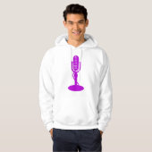 Veste À Capuche Microphone - Violet (Devant entier)