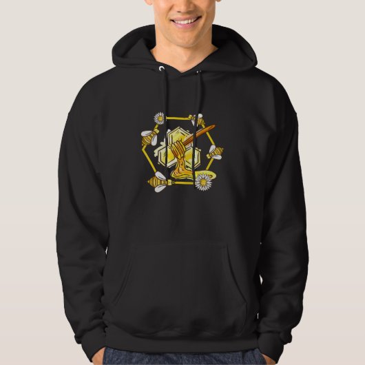 Veste À Capuche Miel Bee Beekeeper Beekeeper Bumblebee Apiarist (Devant)