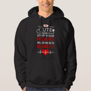 Veste À Capuche Mignon Assez Pour Arrêter Votre Cœur Assez Doué Po