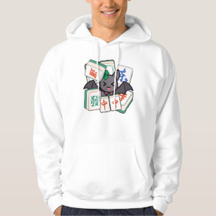 Veste À Capuche Mignon Mahjong Chauve-Souris Gamer Kawaii
