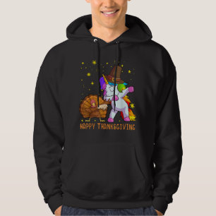 Veste À Capuche Mignon Unicorn Thanksgiving Pour Les Filles Pèleri