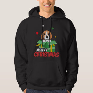 Veste À Capuche Mignons Beagles Père Noël Amoureux de les chiens J