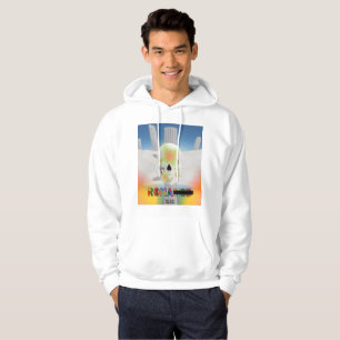 Veste À Capuche Mikitiez Dreamer crâne tatto arc-en-ciel plage ros