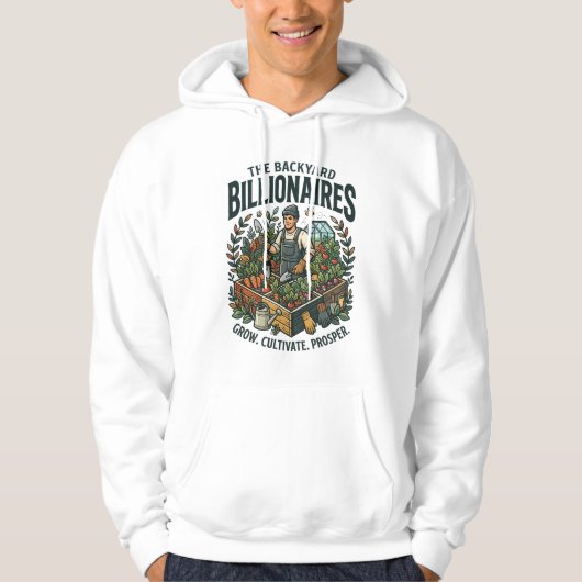 Veste À Capuche Milliardaires de jardin (Devant)