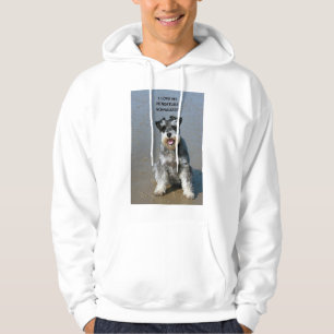 Veste À Capuche mini schnauzer-love w pic