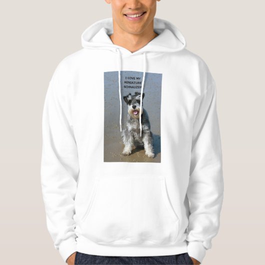 Veste À Capuche mini schnauzer-love w pic (Devant)