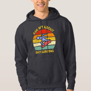 Veste À Capuche m'interroger sur le skysurf sports extrêmes