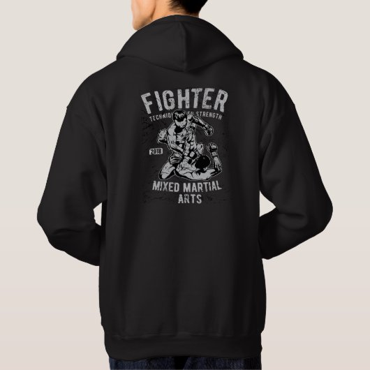Veste À Capuche Mixed Martial Arts Fighter MIXED MARTIAL ART 2018 (Dos)