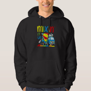 Veste À Capuche Mixin It Up Cement Concret Mixer Truck Toy Rainbo