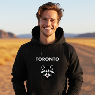 Veste À Capuche Mocage mignon amusant Toronto Raccoon Couleur fonc