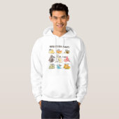 Veste À Capuche Mochi en forme d'oiseau (Devant entier)