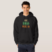 Veste À Capuche Mode Aave activé Crypto (Devant entier)