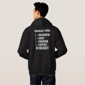 Veste À Capuche Mode d'entraînement - BEAST (Dos entier)