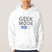 Veste À Capuche Mode geek activé (Devant)
