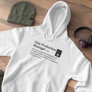 Veste À Capuche Mode Lumière de définition de Production Manager -