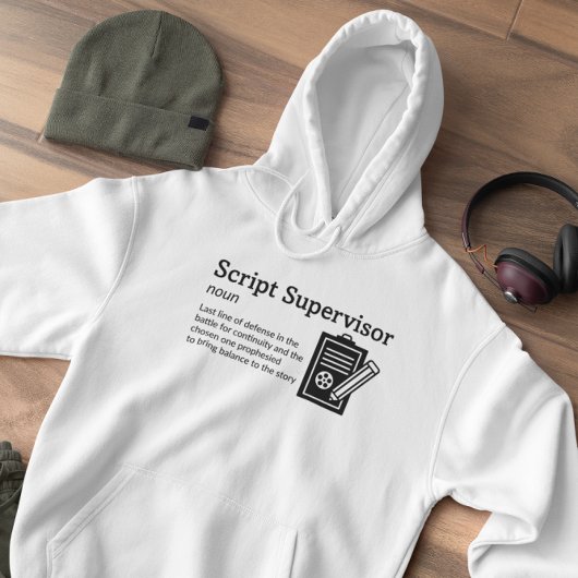 Veste À Capuche Mode lumière de définition du superviseur de scrip
