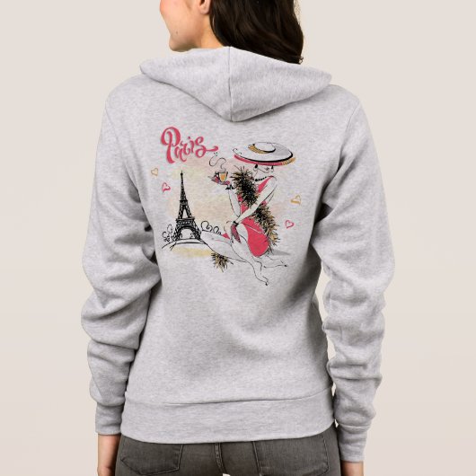 Veste À Capuche Mode Paris (Dos)