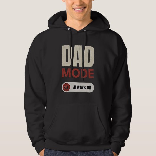 VESTE À CAPUCHE MODE PÈRE TOUJOURS ACTIVÉ (Devant)