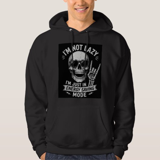 Veste À Capuche Mode squelette d'économie d'énergie (Devant)