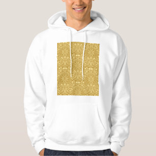 Veste À Capuche Modèle Floral Baroque Damas d'or