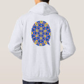 Veste À Capuche Modèle floral esthétique (Dos)