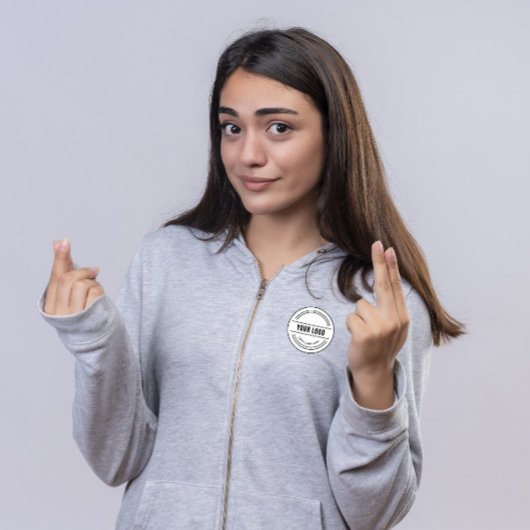 Veste À Capuche Modèle personnalisé de conception de logo personna