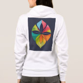 Veste À Capuche Modèles de tatouage papillon (Dos)