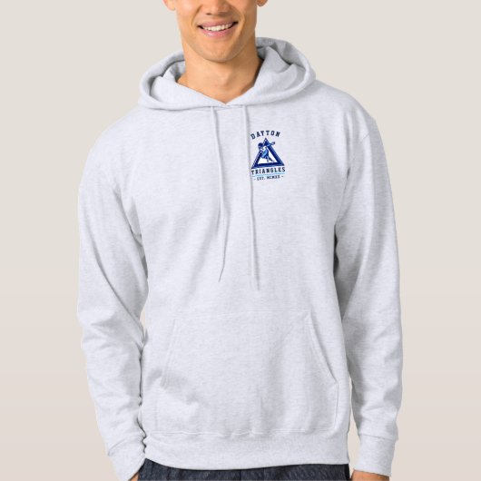 Veste À Capuche Moderne Vintage Dayton Triangles Est. (Devant)