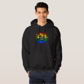 Veste À Capuche Mois de la fierté LGBTQi Drapeau Fière maman Trans (Devant entier)