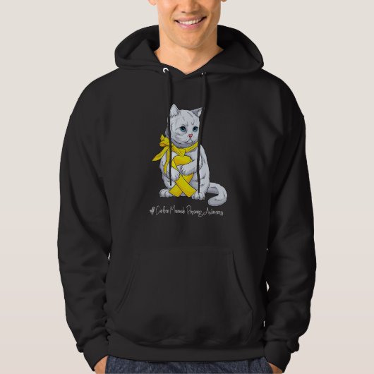 Veste À Capuche Mois de la sensibilisation à l'intoxication au mon (Devant)