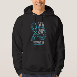 Veste À Capuche Mois de sensibilisation à la trisomie 18 Papillons