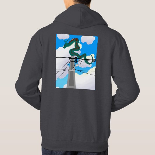 Veste À Capuche Moletom  (Dos)