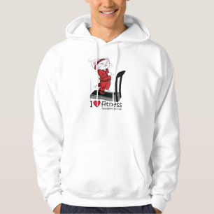 Veste À Capuche Moletom I love fitness
