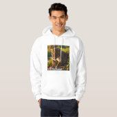 Veste À Capuche Moletom Masculino Básico com Capuz Onça Pintada (Devant entier)