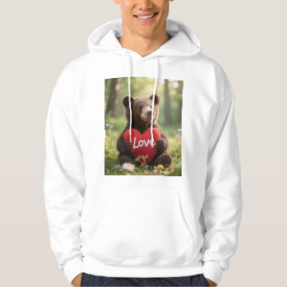 Veste À Capuche Moletom ursinho fofo