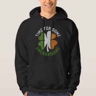 Veste À Capuche Moment pour quelques espiègleries Trèfle Saint-Pat